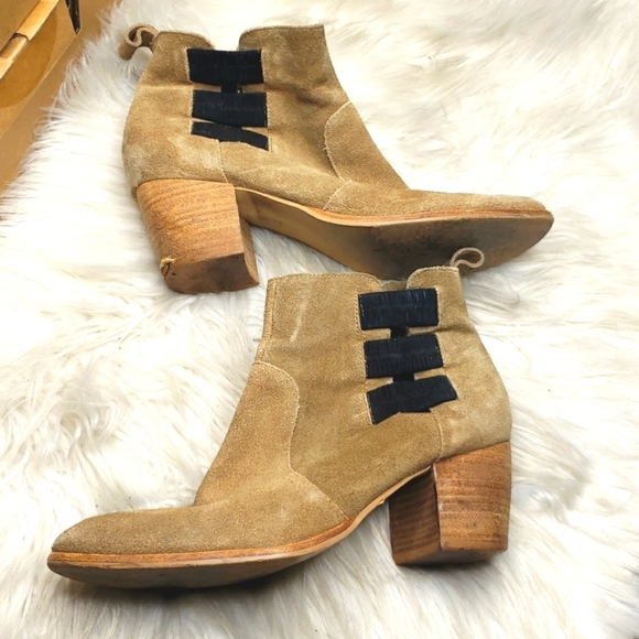 Cynthia Vincent Brown Ankle Boots US 8 - Picture 1 of 15